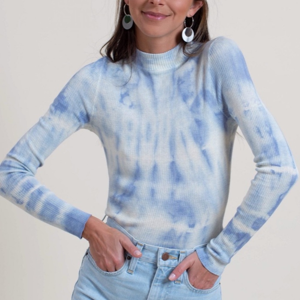Something Navy Tie Dye Top